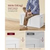 Farmhouse Style Storage Chest and Shoe Bench with Safety Hinges - Versatile Storage Solution, 15.7 x 31.5 x 18.3 Inches - 4 of 4