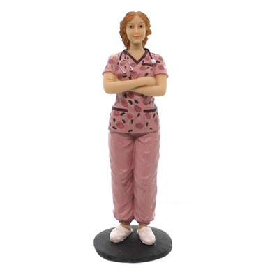 Figurine 7.5" Female Nurse White Medical Hospital  -  Decorative Figurines