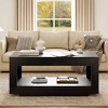 WOWLIVE 41.7' Lift Top Coffee Table with Storage for Living Room, Rectangle Wood Center Table Furniture, 2-Tier Accent Table Office Apartment - 2 of 4
