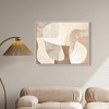 Art Remedy Perfect Tan Shapes Modern Minimal Abstracts Framed - 2 of 4