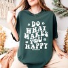 Simply Sage Market S.W.Smiley Makes You Happy Smiley Face Garment Dyed Tee - 3 of 4