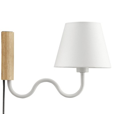 Modway Sunlit Squiggle Swivel Wall Sconce, Artistic Adjustable Light