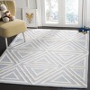 Safavieh Kids Triangles SFK912 Hand Tufted Indoor Rugs - Safavieh - 2 of 4