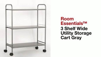 Hobby Lobby 3 Tier Rolling Cart, DTK 3 Tier Rolling Cart Uility Cart with  Cover Board, Mobile Storage Cart Trolley with Wheels, Cups, Hooks for  Office Kitchen Bathroom Homeschool Art Craft Postpartum