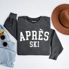 Simply Sage Market Women's Garment Dyed Graphic Sweatshirt Apres Ski University - 3 of 3