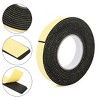 Unique Bargains Weather Stripping Tape Foam Insulation Single Side Adhesive 16ft x 1" x 3/25" Black 1PC - 2 of 4