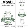 Big Dot of Happiness Boho Botanical - Outdoor Greenery Party Decor - Front Door Wreath - 3 of 4