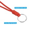 Unique Bargains Braided Wrist Polyester Keychain Wallets Badge Lanyards with Hook 2 Pcs - 4 of 4