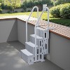 VEVOR Swimming Pool Ladder, 4-Step Double Handrails Stairs with Non-slip Heavy Duty Steps, Reliable 400 lbs Max Load Capacity, Grey - 2 of 4