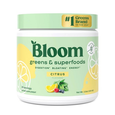 Bloom Nutrition Greens And Superfoods Powder - Citrus : Target