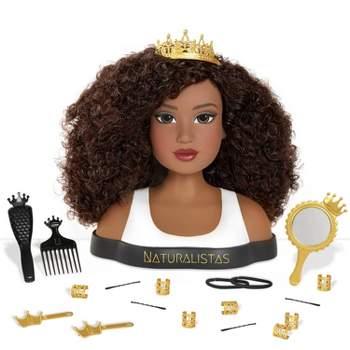 For 3-6 years)Kids Dolls Styling Head Makeup Comb Hair Toy Doll