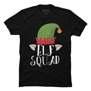 Men's Design By Humans Christmas Elf Squad By GiftsIdeas T-Shirt - 1 of 4