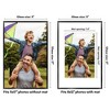 Americanflat Aluminum 11x17 Picture Frame - Use as 8x12 Frame with Mat or Display 11x17 Photo Without Mat - Picture Frames for Wall Display - Black - 2 of 4
