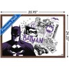 Trends International DC Comics Batman: Gotham Inked - Group Framed Wall Poster Prints - 3 of 4