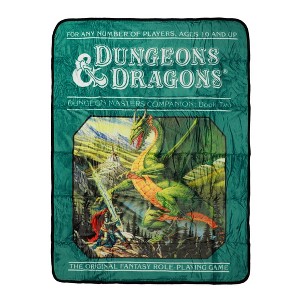 Dungeons & Dragons 45 x 60 Flannel Throw Blanket - 1 of 2