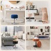 Arceso 360° Swivel Vanity Stool, Faux Leather with Storage, Height Adjustable Stool for Bathroom & Living Room - 4 of 4