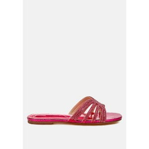 Dindy Rhinestone Cut Out Flats Women - 1 of 4