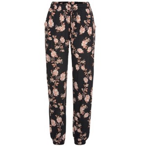 Women's Smocked Elastic Hem Pants - LASCANA - 1 of 4