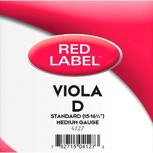 Super Sensitive Red Label Series Viola D String 15 to 16-1/2 in., Medium - 1 of 1