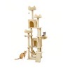 75 Inches Indoor Cat Tree Tall Cat Tower For Large Cats 20lbs Cat Condo Beige Cat Tower - 2 of 4
