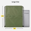 Drawstring Backpack is a must-have for outdoor hiking/fitness, with a simple design and strong waterproof - 2 of 4