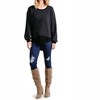 Women's Layered Frayed Hem Top - umgee - 4 of 4