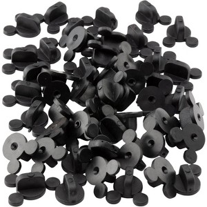 Collectible Pin Backs Compatible with Mickey Mouse and Disney pins Similar to Mickey Mouse Ears 50 pack - 1 of 4
