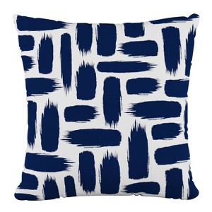 18"x18" Skyline Furniture Square Outdoor Throw Pillow Baja Nautical: Coastal Style, Removable Cover, Zippered - 1 of 4