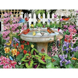 Sunsout A Backyard Bath 500 pc   Jigsaw Puzzle 35224 - 1 of 4