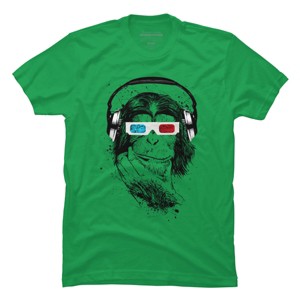 Men's Design By Humans Bananas for Thought? By Stuporman T-Shirt - 1 of 4