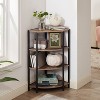 NicBex Bookcases for Living Room 5-Tier Corner Open Shelf Bookcase Storage Shelf with Metal Mesh Door for Home Office, Kitchen - 2 of 4