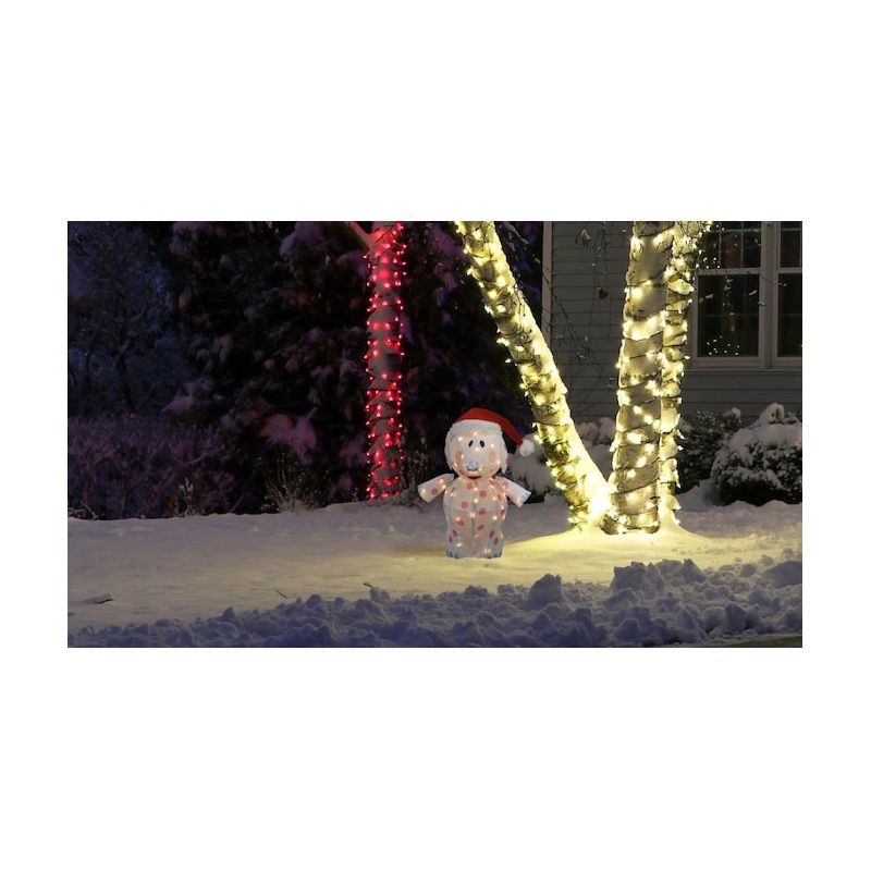 Rudolph 24 Inch Spotted Elephant Outdoor 3D Led Yard Décor, 1 of 3