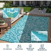 Outdoor Rug for Patios Waterproof Clearance Reversible Patio Mat Plastic Straw Rug RV Camping Mat Outside Carpet for Camping RV,Porch,Deck - 4 of 4