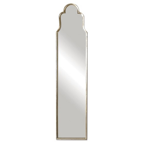 Rectangle Cerano Arched Decorative Wall Mirror Silver Uttermost