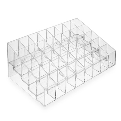 Casafield Lipstick & Makeup Organizer, 40 Slot Cosmetic Display Case for Lipstick and Lip Gloss