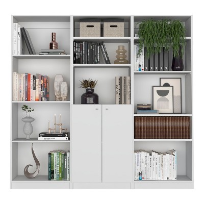 NicBex 12 Shelves File Cabinet with 1 Cabinet,Office Cabinet with Tier-Shelving Design,Modern Storage Cabinet,Filing Cabinet for Home Office