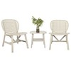 3 Piece Outdoor Patio Furniture Set, Conversation Bistro Set with Coffee Table & 2 Chair,Patio Table Chair Set for Balcony Backyard - 3 of 4