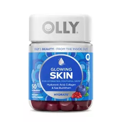Olly Glowing Skin Collagen Chewable Gummies - Berry - 50ct