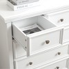 CAVINAS Modern 6 Drawers Dresser Chest of Drawers Farmhouse Closet Organizers and Storage for Bedroom, Living Room - 4 of 4