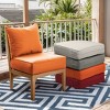 Gymojoy 24x24x6" Outdoor Cushion Patio Chair Furniture Cushion 28D High Density Sponge Cushion with Removable Cover Cushion Replacement - 3 of 4