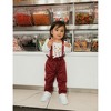 Mixed Up Clothing Baby Girl Tirantes Paperbag Romper - 3 of 4