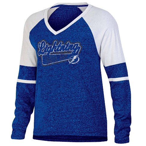 Nhl Tampa Bay Lightning Women s Long Sleeve Dark T shirt Target