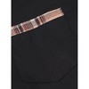 Men's Long Sleeve Dress Shirt Plaid Collar Casual Button Down Shirts - 4 of 4