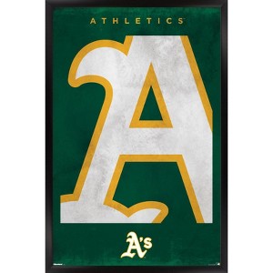 Trends International MLB Oakland Athletics - Logo 25 Framed Wall Poster Prints - 1 of 4