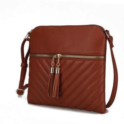 MKF Collection Winnie Quilted Vegan Leather Women’s Crossbody Bag by Mia K