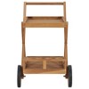 vidaXL Tea Trolley Solid Teak Wood - 2 of 4