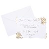 Paper Junkie 50 Pack White Blank Invitations with Envelopes, Printable DIY Greeting Cards for Wedding Baby Shower, 5x7 in - 3 of 4