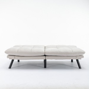 Vynxaria Convertible Folding Sofa Bed - Modern Comfort for Small Spaces - 1 of 4