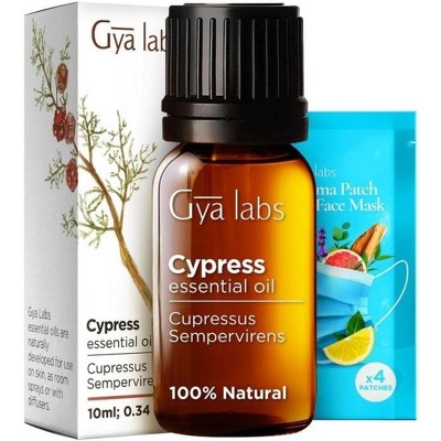 Gya Labs Cypress Essential Oil for Diffuser - 0.34 Fl Oz - 100% Pure Natural Cypress Oil for Aromatherapy & Candle Making Scent