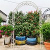 Metal Garden Arch Assemble Freely with 8 Styles Garden Arbor Trellis Climbing Plants Support Rose Arch Outdoor Arch Wedding Arch Party Events Archway - 4 of 4